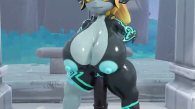 The hottie in the forest had fun with herself