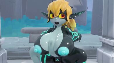 The hottie in the forest had fun with herself