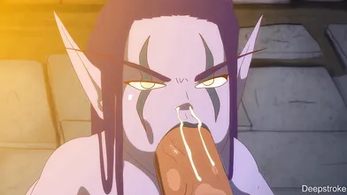 The AI-powered 60fps throat slave scene will leave you breathless!