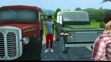 Rebecca is a hot farm girl with big boobs and juicy ass, she loves to fuck in the barn and her daddy is watching from outside