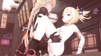 Battle of the band - Genshin Girls in the music room