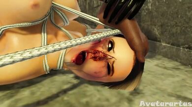 Watch the aftermath of a hot spa beating in this hentai porn video!