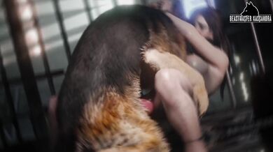 Watch this bestiality PMV featuring Kassandra and her furry friend on the floor!