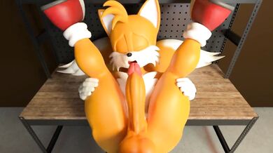 Racing through the streets, Tails and Sonics sexy adventure begins