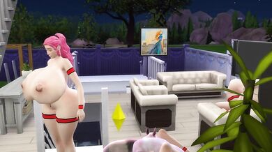 Watch as Hitomi Tanaka takes on the spirit world and a live dog with her love for cock sims!