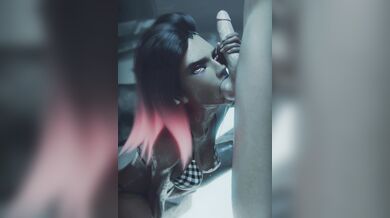 Megaporn: Sombras Mega-Outfit 2 Gets Her Mega-Railed by a Mysterious Shadow