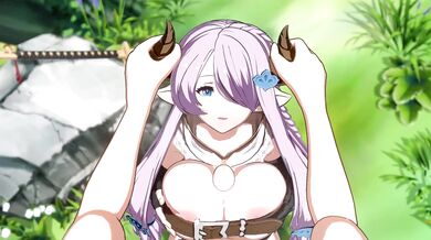 Watch this hot mom Narmaya with huge boobs getting horny and grabbing her own breasts while nodding to the rhythm of Nodus FM