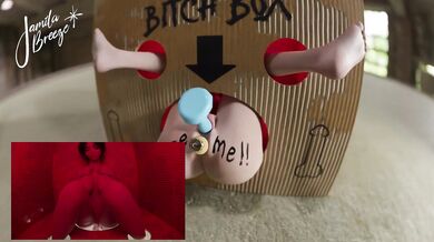 A Tiny Girl Gets Assfucked in a Box by Three Giants!