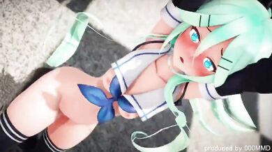 Watch the kinky scene where these sexy sailors dance and say your name (000MM) in this hot hentai porn video!
