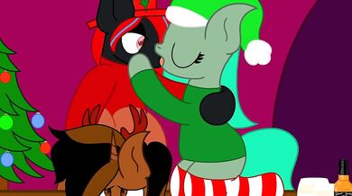 Santa's naughty little elves: Heart, Jade & Dylina’s hot winter night