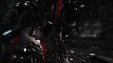 Watch as this epic Chaurus and armor battle takes place in the land of Skyrim!