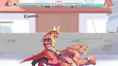 The Perverted Fight Between Delga And Leo In MUGEN Battle #16!