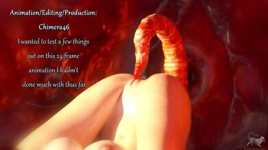 Sexy Elven Seductress Gets Pleasured by Tentacled Monster