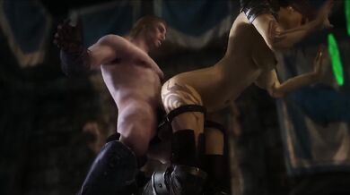 Imperial Thalmor Mage demonstrates to Defeated High King Ulfric the advantages of surrendering to the Dominion