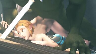 Watch as the legendary heroine of Hyrule, Zelda, takes on every hard cock in sight in her quest for ultimate pleasure!
