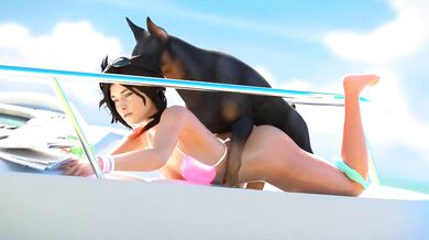 Lara Croft gets down and dirty with her Doggy-style Cake of Cakes