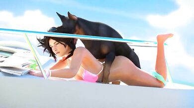 Lara Croft gets down and dirty with her Doggy-style Cake of Cakes