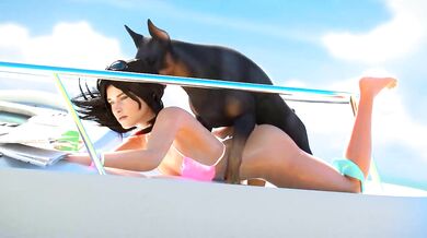 Lara Croft gets down and dirty with her Doggy-style Cake of Cakes