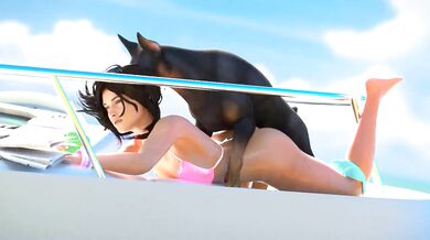 Lara Croft gets down and dirty with her Doggy-style Cake of Cakes