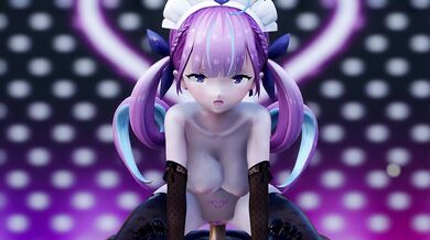 Mother and daughter enjoy a hot bath together!