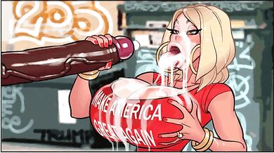 Watch the maga bbc porn video, where sexy bbc studs fuck the presidential candidate until she cums hard!