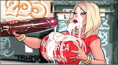 Watch the maga bbc porn video, where sexy bbc studs fuck the presidential candidate until she cums hard!