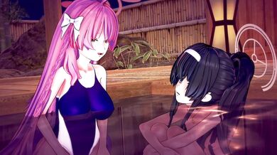 The Cursed Kozeki and Ui Hanako Zombies Rampage in Happy Dolly!