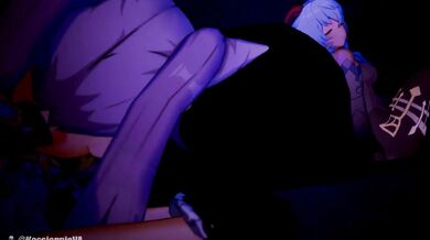 Watch as the sexy Keqing and her best friend, Ganyu, engage in a naughty peep show that ends with an intense orgasm