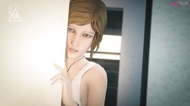 Sinful Slut Blows Big Black Meat Machine