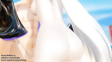 Miku Hatsune Gets Double Penetrated in Her Vocal Cords