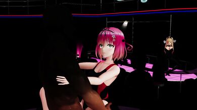 The naughty Momo is standing up and waiting for you! Come and witness her hot and seductive pose in the To Love Ru manga series