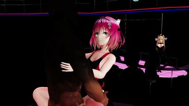 The naughty Momo is standing up and waiting for you! Come and witness her hot and seductive pose in the To Love Ru manga series