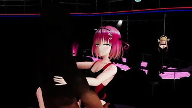 The naughty Momo is standing up and waiting for you! Come and witness her hot and seductive pose in the To Love Ru manga series