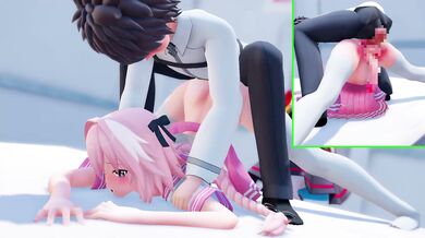 Astolfo Jacks off while in a Sexy Halloween Costume, Performed by kaotaro12