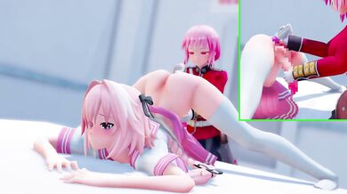 Astolfo Jacks off while in a Sexy Halloween Costume, Performed by kaotaro12