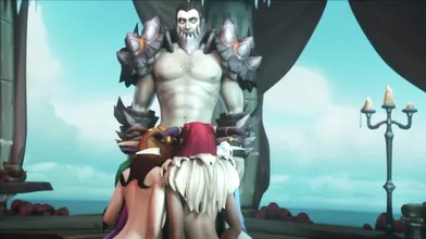Sultry Elven Mage Gets Seduced By A Gruff Orc Warrior In The World Of Warcraft!
