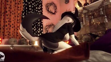 Watch the sexy Loona dressed up as a happy Halloween witch in this HOT porn parody!