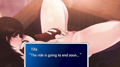 Watch the beautiful Tifa Lockhart seduce her way through a skirt sale in this hot hentai porn video!