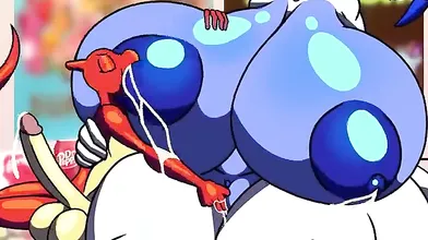 The titillating tale of a Charmeleon that cant get enough of Lugias bountiful breasts