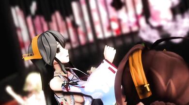 Kongou sisters Gokuraku Kancolle (Kuro@Vov)