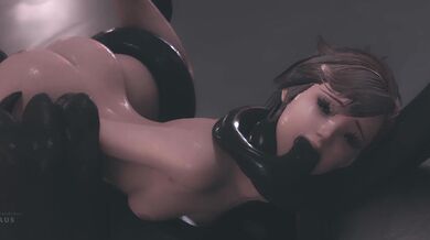 Sexy alien babes kidnap and ravage our heroes in their space prison!