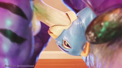 Sexual Desires of a Tigress and the Lusty Lion in Rubber Animations