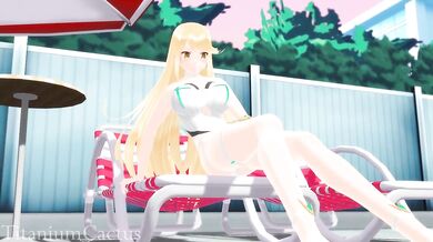 Watch as the girls take a dip in the pool, but they soon discover some unexpected guests have joined them!