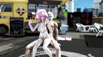 Watch Elysia get fucked by her hoe roommate in this hot hentai porn video