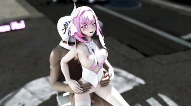 Watch Elysia get fucked by her hoe roommate in this hot hentai porn video