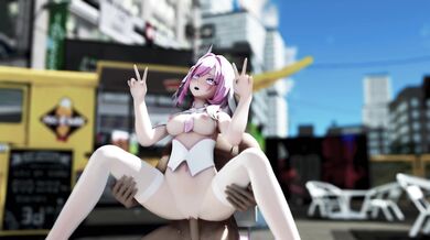 Watch Elysia get fucked by her hoe roommate in this hot hentai porn video