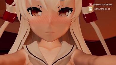 Wave Riders - Taking the Futa and Amatsukaze Twins POV (AiMii)