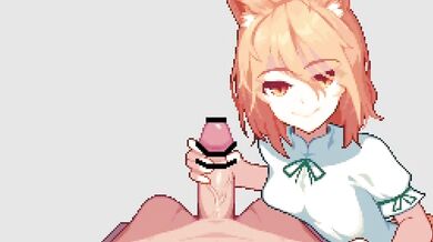 Pixels and dicks collide in this super intense porn