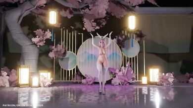 Luka and her sexy bunny suit with racy teddy bear accessory - R18