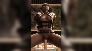 Valkyrias Ride: Harley Quinn on a Dildo